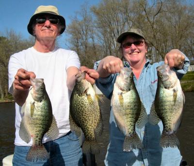 Dick & Pam with some dandy crappies